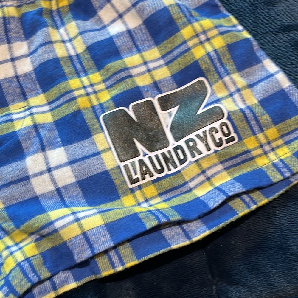 NZ Laundry Co Blue Plaid Men's Shorts. AussieBum size Small. - Picture 6 of 8